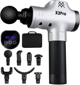 KRAFT HART X3pro Masaj Tabancası, Masaj Aleti 24V Spor 30 Hız, Sessiz, Gümüş