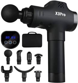 KRAFT HART X3pro Masaj Tabancası Masaj Aleti 24v 30 Hız, Siyah